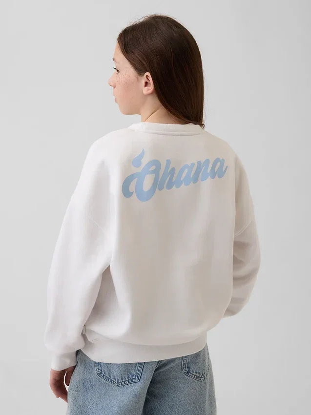 Bluza dziecięca GAP × Disney Vintagesoft w stylu oversize