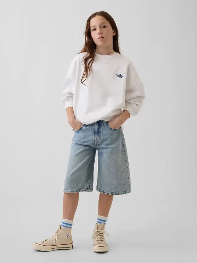 Bluza dziecięca GAP × Disney Vintagesoft w stylu oversize