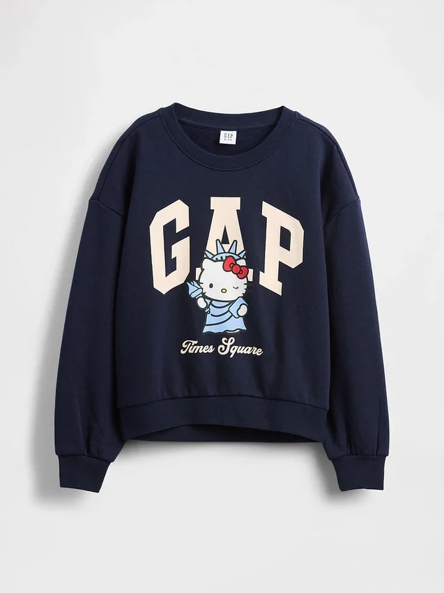 Bluza dziecięca Vintagesoft z logo Hello Kitty