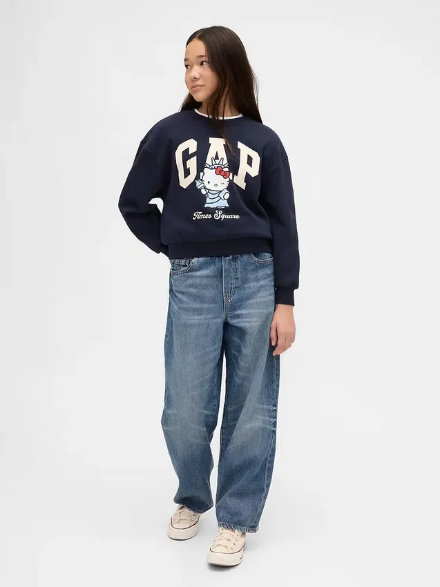 Bluza dziecięca Vintagesoft z logo Hello Kitty