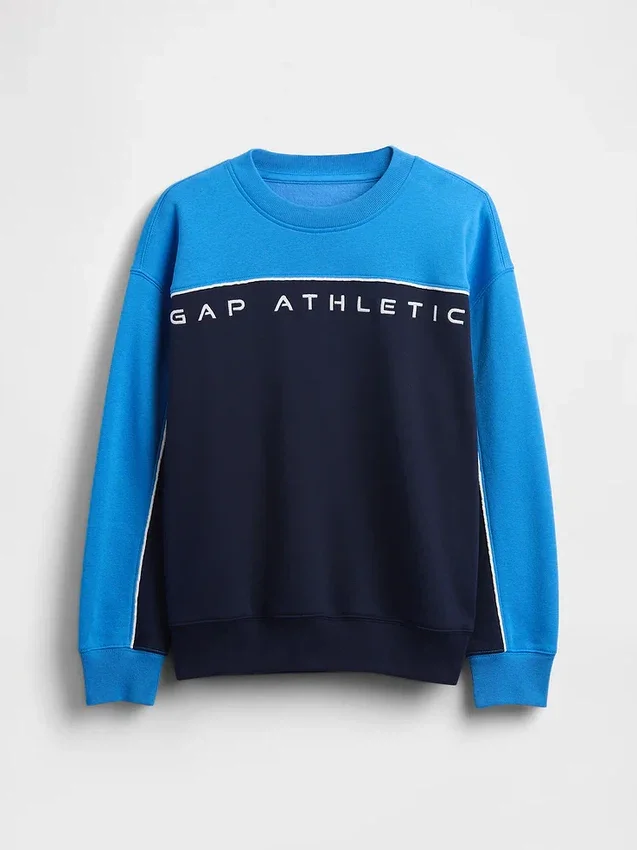 Bluza dziecięca Vintagesoft z logo w stylu colorblock