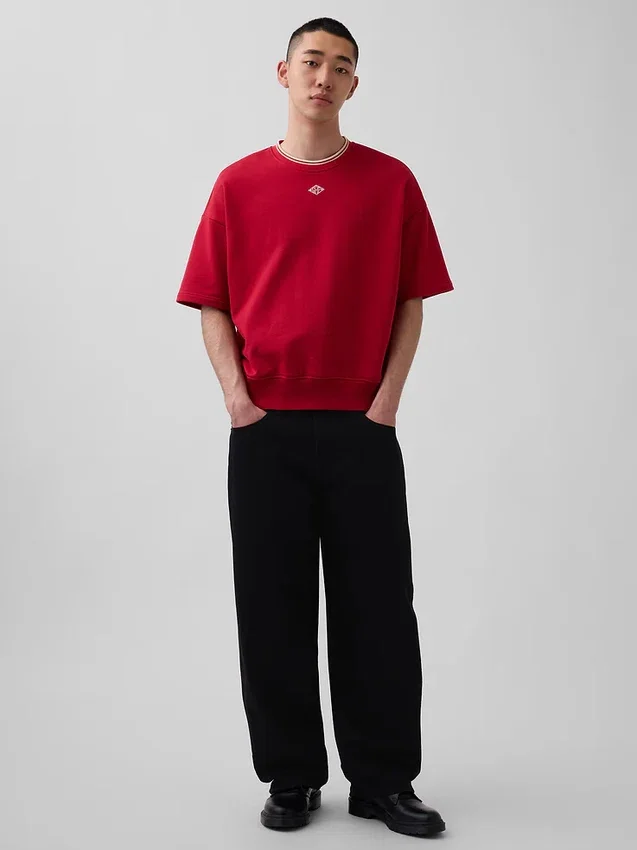 Bluza Gap z grubej dzianiny frotte