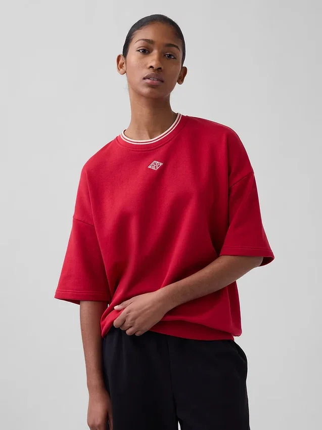 Bluza Gap z grubej dzianiny frotte