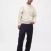 Bluza koszulka polo oversize dla dorosłych z grubej dzianiny