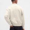Bluza koszulka polo oversize dla dorosłych z grubej dzianiny