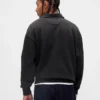 Bluza koszulka polo oversize dla dorosłych z grubej dzianiny
