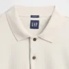 Bluza koszulka polo oversize dla dorosłych z grubej dzianiny