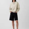 Bluza koszulka polo oversize dla dorosłych z grubej dzianiny