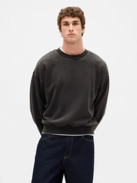 Bluza oversize dla dorosłych z grubej dzianiny
