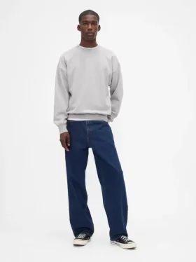 Bluza oversize dla dorosłych z grubej dzianiny