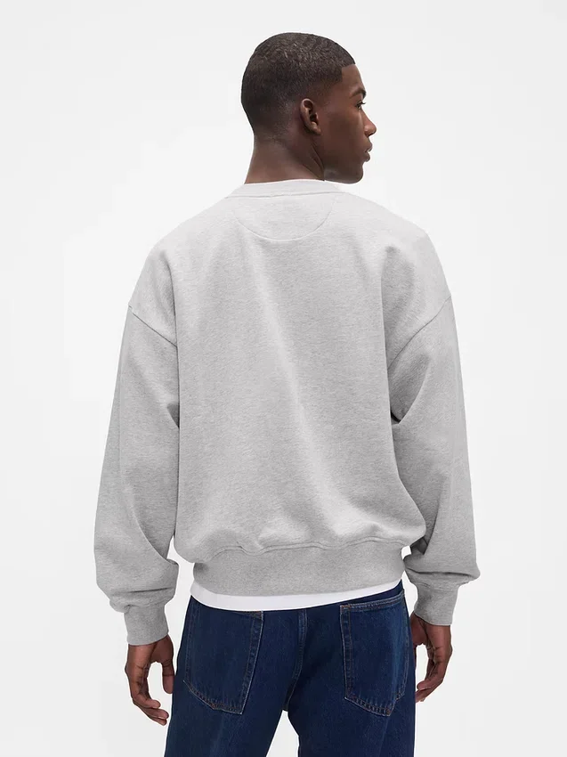 Bluza oversize dla dorosłych z grubej dzianiny