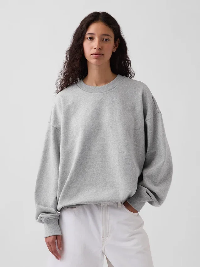 Bluza oversize dla dorosłych z grubej dzianiny