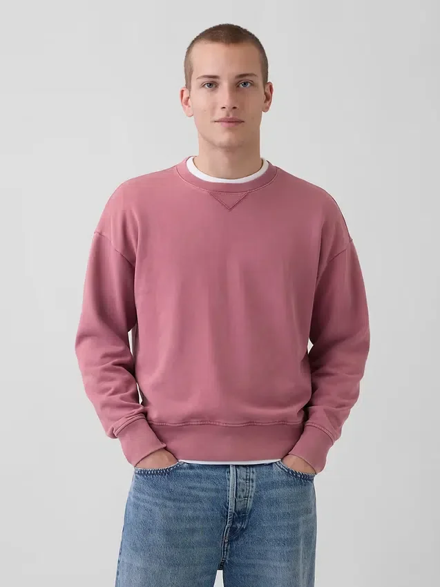 Bluza oversize dla dorosłych z grubej dzianiny frotte