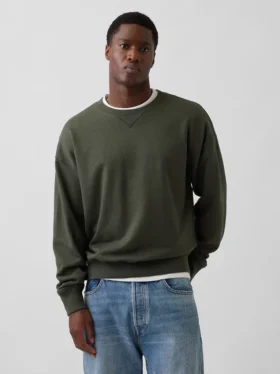 Bluza oversize dla dorosłych z grubej dzianiny frotte