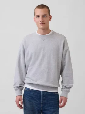 Bluza oversize dla dorosłych z grubej dzianiny frotte