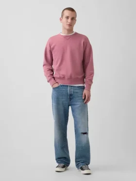 Bluza oversize dla dorosłych z grubej dzianiny frotte
