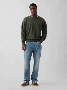Bluza oversize dla dorosłych z grubej dzianiny frotte