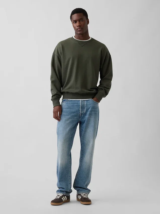 Bluza oversize dla dorosłych z grubej dzianiny frotte