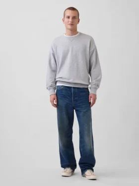 Bluza oversize dla dorosłych z grubej dzianiny frotte