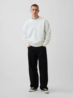 Bluza oversize dla dorosłych z grubej dzianiny frotte