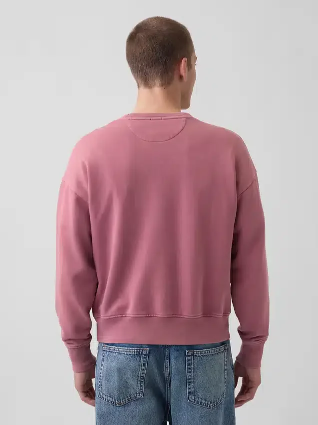 Bluza oversize dla dorosłych z grubej dzianiny frotte