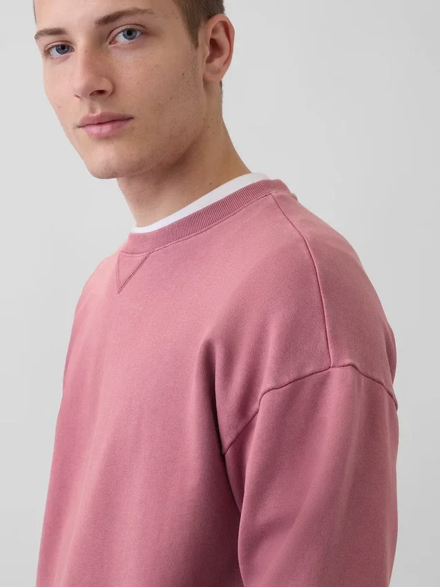 Bluza oversize dla dorosłych z grubej dzianiny frotte