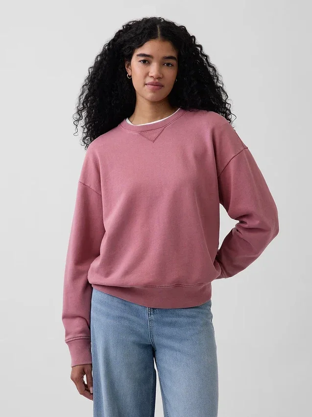 Bluza oversize dla dorosłych z grubej dzianiny frotte