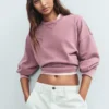 Bluza oversize dla dorosłych z grubej dzianiny frotte