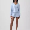 Bluza oversize w kolorze Cloudlight