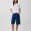 Bluza oversize z frotte Vintagesoft z dekoltem w serek