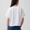 Bluza oversize z frotte Vintagesoft z dekoltem w serek