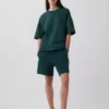 Bluza oversize z grubej dzianiny frotte
