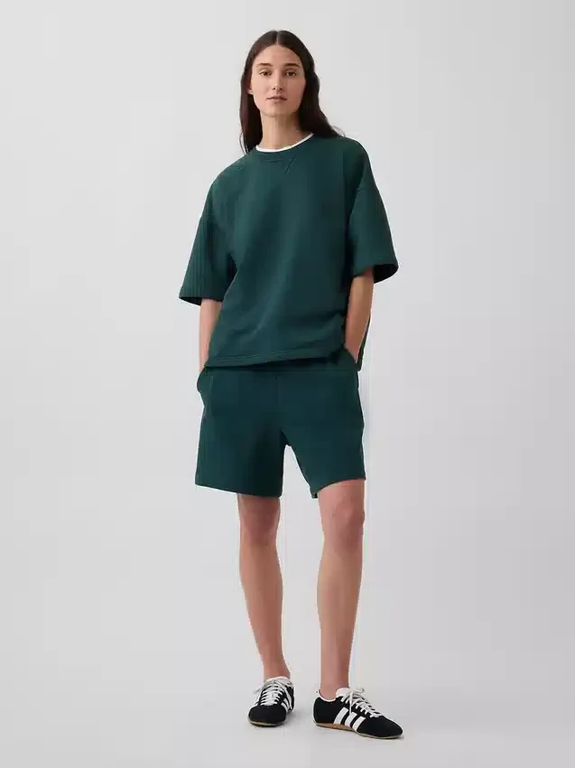 Bluza oversize z grubej dzianiny frotte
