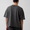 Bluza oversize z grubej dzianiny frotte