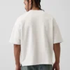 Bluza oversize z grubej dzianiny frotte