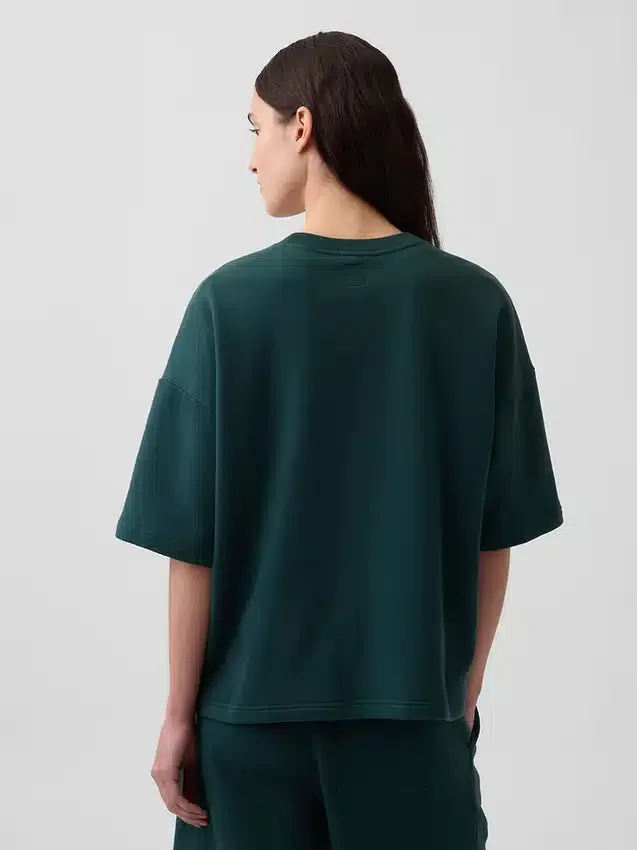 Bluza oversize z grubej dzianiny frotte
