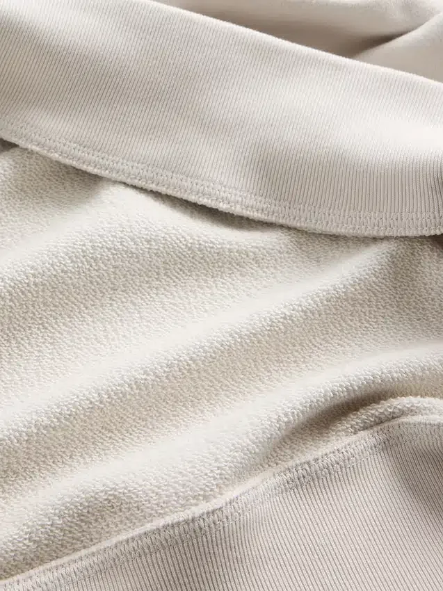Bluza oversize z grubej dzianiny frotte
