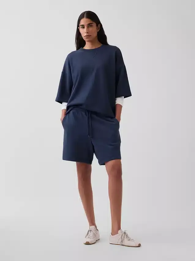 Bluza oversize z grubej dzianiny frotte