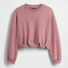Bluza oversize z grubej dzianiny frotte typu „bubble”