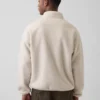 Bluza oversize z polaru Sherpa z półzamkiem