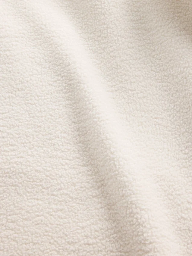 Bluza oversize z polaru Sherpa z półzamkiem