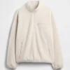 Bluza oversize z polaru Sherpa z półzamkiem