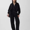 Bluza oversize z półzamkiem i klockowym dekoltem Vintagesoft