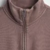 Bluza oversize z półzamkiem i klockowym dekoltem Vintagesoft