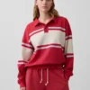 Bluza polo oversize z miękkiej frotte Vintagesoft
