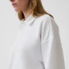 Bluza polo oversize z miękkiej frotte Vintagesoft
