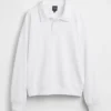 Bluza polo oversize z miękkiej frotte Vintagesoft