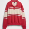 Bluza polo oversize z miękkiej frotte Vintagesoft