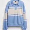 Bluza polo oversize z miękkiej frotte Vintagesoft