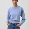 Bluza raglanowa z miękkiej dzianiny frotte Vintagesoft